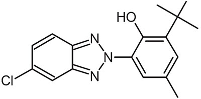 巴斯夫Tinuvin 326分子結(jié)構(gòu)圖