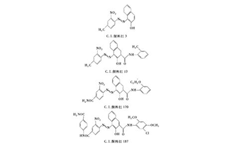 有機(jī)顏料結(jié)構(gòu)表